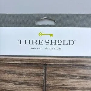 Threshold Hook Rail Coat Rack Wall Mounted Rustic Wood Farmhouse Organizer
