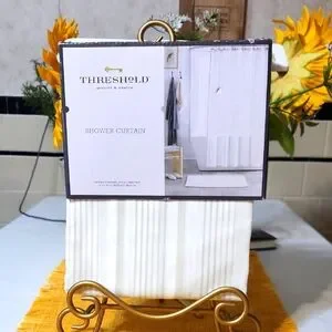 THRESHOLD SHOWER CURTAIN
