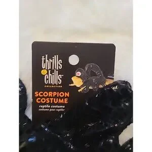 Thrills & Chills Collection Scorpion Reptile Costume For Bearded Dragons New