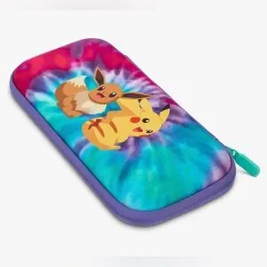 Tie-Dye Pikachu & Eevee Nintendo Switch Protective Carrying Case & Card …