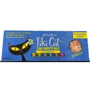 Tiki Cat Luau Variety Pack Succulent 6 Ounce (Pack of 8) Pack