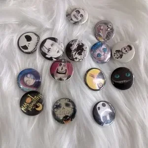 Tim Burton Button Set