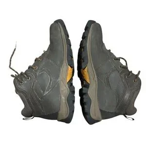 Timberland Dark Brown Waterproof Boys Tie High Top Hiking Boots Size 3