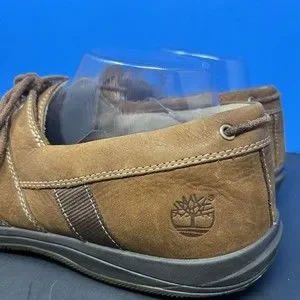 Timberland Earthkeepers Cupsole 3 Eye Brown Leather Men's 11.5 Boat Shoes 72565
