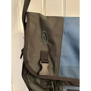 Timbuk2 - Laptop Messenger Bag Crossbody Green And Blue EUC