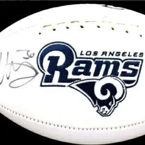 Todd Gurley Autographed LA Rams Football