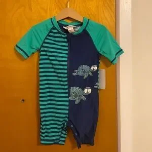 TOmmy Bahama NWT size 2 zippered swim romper