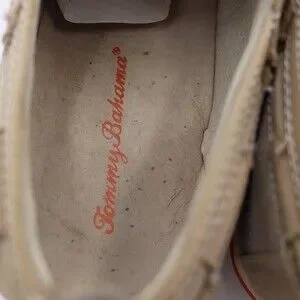 Tommy Bahama Suede Leather Tan Boat Shoes Calderon 9
