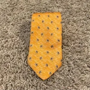Tommy Hilfiger tropical tie orange