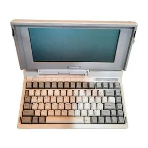 Toshiba T1200 Laptop Untested Powers On Bag Manual Car Adapter Parts Repair