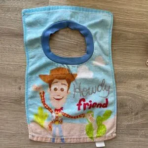 Toy Story Baby Bib Woody Disney Kidcore Pixar Retro Unisex Gender Neutral