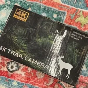 Trail Camera: With Night Vision 4K 48MP 130°Wide-Angle Game Camera NIB