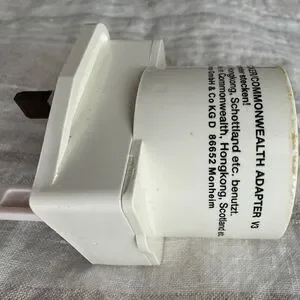 Travel Adapter Plug for Commonwealth - White
