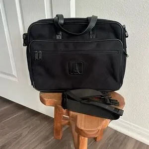 Travelpro Crew Bag C3 Black Carry On Briefcase Boarding Bag Shoulder Strap