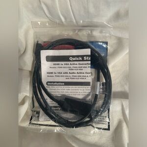 Tripp Lite P566-006-VGA 6' HDMI/VGA Video Cable Black