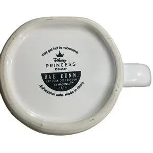 True Beauty Disney Princess Rae Dunn Beauty And The Beast Two Sided Mirror Mug