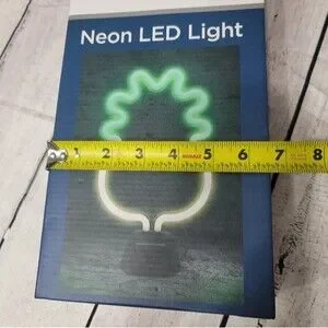 True Living Neon LED Light Pineapple Party Tabletop Light