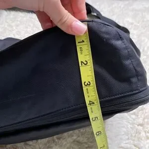 TUMI Black/Gray Nylon Messenger Bag