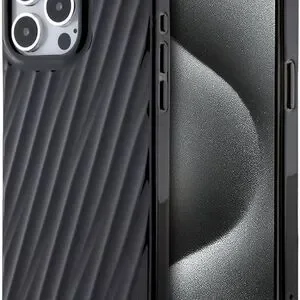 Tumi Black IPhone 15 Pro Max Case With Textured Grip