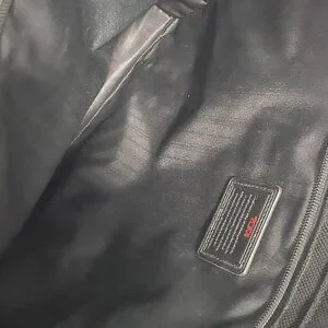 Tumi Black Nylon Carry On Laptop Shoulder Bag