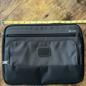 Tumi Charcoal And Black Laptop Bag
