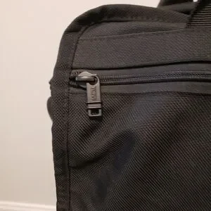 Tumi Nylon Messenger Bag With Shoulder Strap Color Black