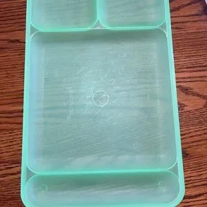 Tupperware Classic Divided Picnic Camping Trays Set Of 4 Multicolor #1535