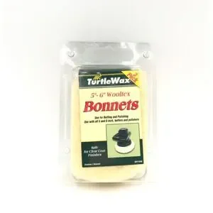 Turtle Wax 5"-6"‎ Wooltex Bonnets 2 Pack BWT-0506 - BRAND NEW