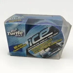 Turtle Wax ICE Synthetic Paste Polish Kit w/Cloth & Applicator Pad No White