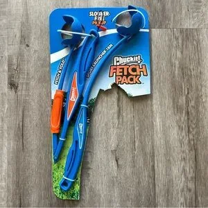 Two Chuckit Ball Launching Throwing Sticks Outdoor Catch Toy