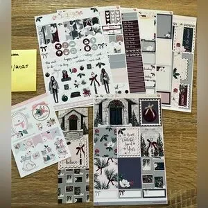 Two lil bees weekly kit stickers new