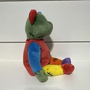 TY Beanie Baby - FRANKENTEDDY Bear (Red & Purple Feet) (8.5 Inch)
