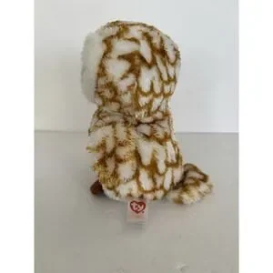 Ty Beanie Boos 6" Swoops The Brown And White Owl Glitter Eyes