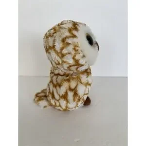 Ty Beanie Boos 6" Swoops The Brown And White Owl Glitter Eyes