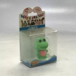 Ty Beanie Eraserz Jumps the Frog Japanese Puzzle Eraser NEW