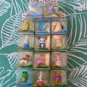 Ty Beanie Puzzle Erasers 14 Piece Set Sealed In Box New