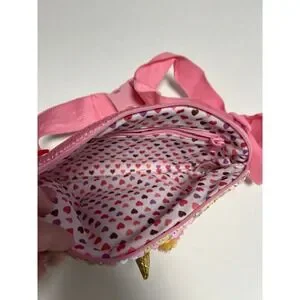 TY Unicorn Fanny Pack Purse Changeable Sequins Pink Plush Adult Or Kid Size
