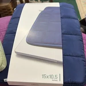 U Brands Green And Blue Quilted Laptop Sleeves