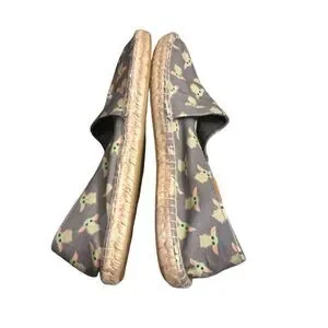 Ubuntu Star Wars The Child Grogu Mandalorian Slip On Espadrilles Women’s Size 10