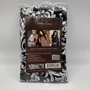 Udder Covers Hooter Hider Nursing Cover Black White Floral Print New In Package