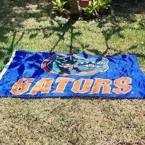 UF FLORIDA GATOR FLAG 2 SIDED Nylon Indoors Outdoors 60X36