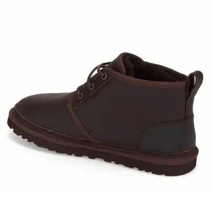 Ugg Boots Neumel Shearling Chukka Lace Leather Casual Comfort Winter Brown 10