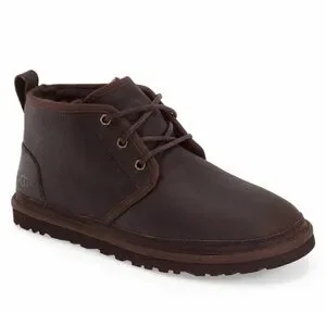 Ugg Boots Neumel Shearling Chukka Lace Leather Casual Comfort Winter Brown 10