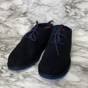 UGG MEN'S Navy Maksim HyperWeave Knitted Chukka Shoes Size 15 US