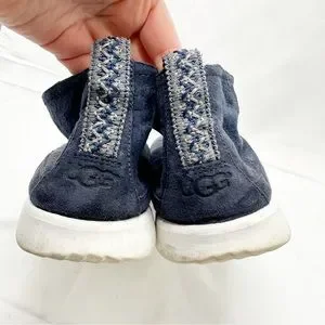 UGG Water Resistant Men's Freamon Blue Suede Boot Chukka Size 11.5