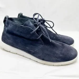 UGG Water Resistant Men's Freamon Blue Suede Boot Chukka Size 11.5