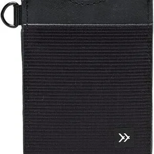 Ultra Slim Minimalist Card Holder Leather Compact Money Clip for Men Women