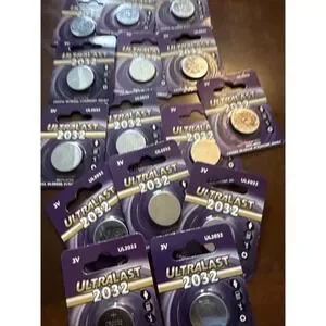 Ultralast UL2032 UL2032 CR2032 Lithium Watches Car Security Calculator