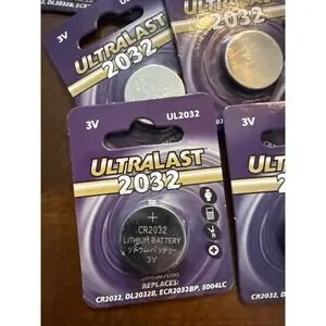 Ultralast UL2032 UL2032 CR2032 Lithium Watches Car Security Calculator