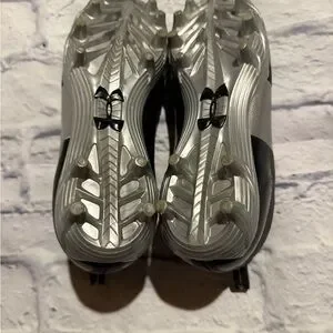 Under Armour Black And Gray Cleats